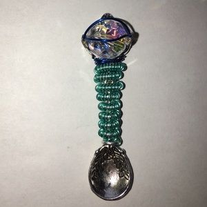 Wire wrapped tea spoon