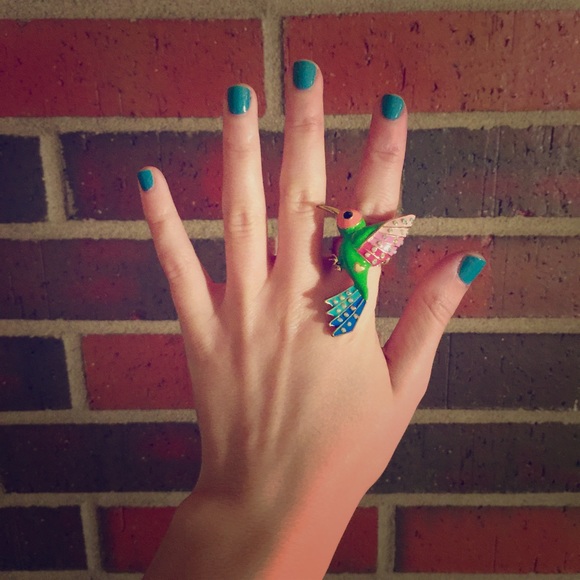 Betsey Johnson Hummingbird Ring