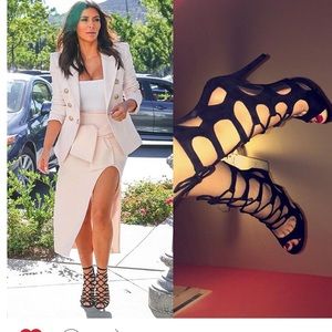 NEW Kim K strappy shoes!