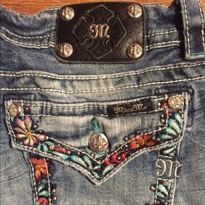 Miss Me Jeans 30x33 Cute & colorful