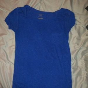 American eagle royal blue t shirt