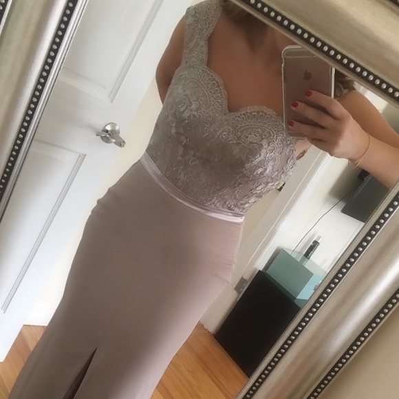 🎉host pick🎉Custom Made Lace / Satin Dress