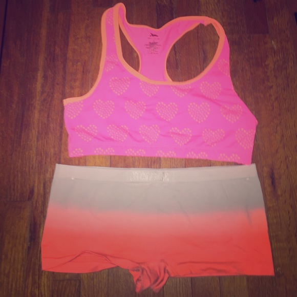 JUSTICE BRA AND PANTY SET