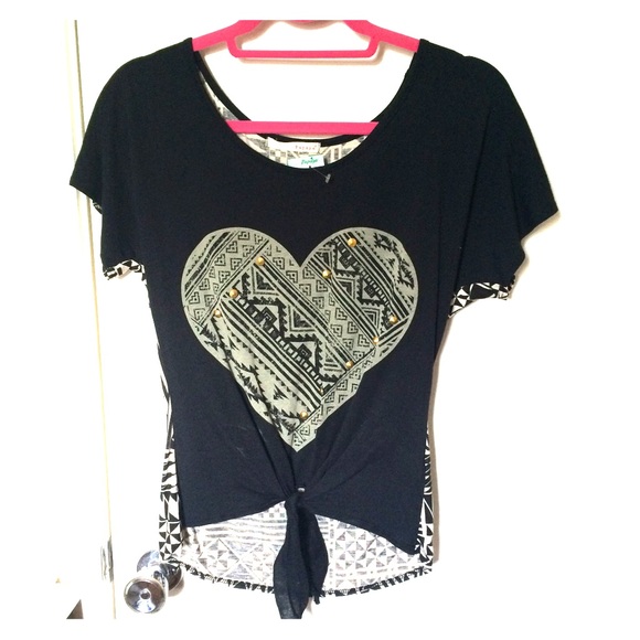 Patterned Tied Shirt