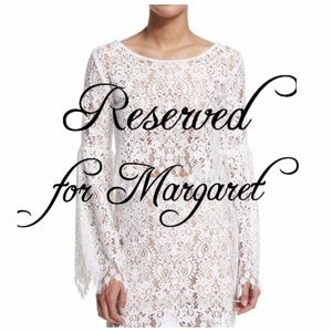 RESERVED For Love and Lemons White Lace Top
