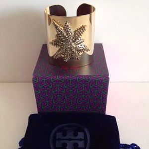 TORY BURCH Wide Studded Star Statement Cuff💥SALE!