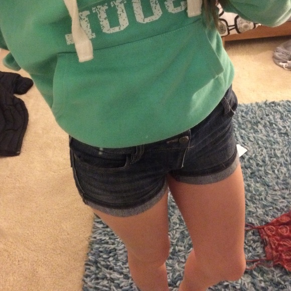 denim shorts