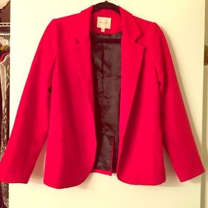 Silence + Noise red blazer