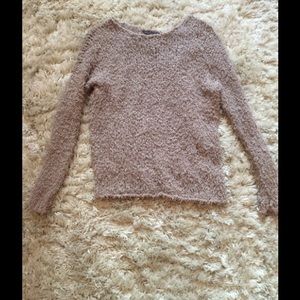 Vince Lightweight Sweater Mauve Grey Sz Small