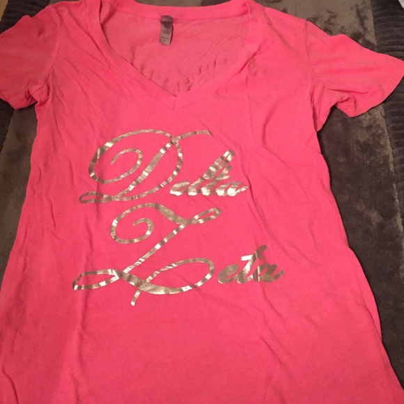Pink Delta Zeta tee