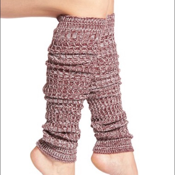 NWT Free People Marled Knit Leg Warmers One Size