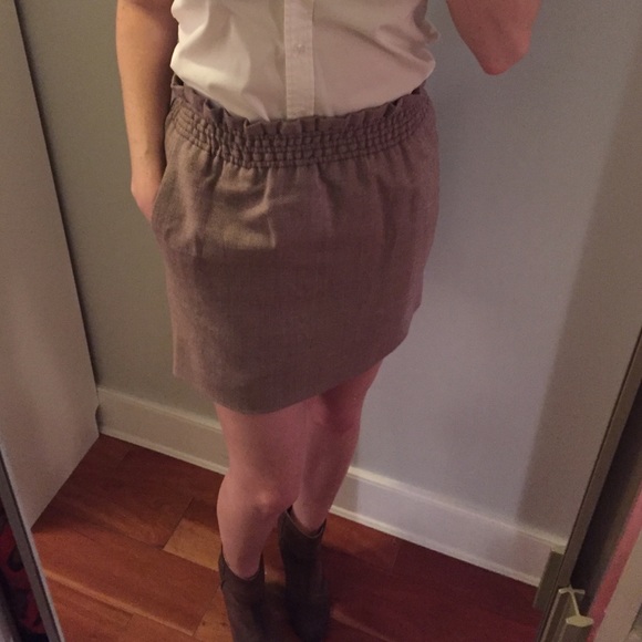 J.Crew wool mini skirt size 0