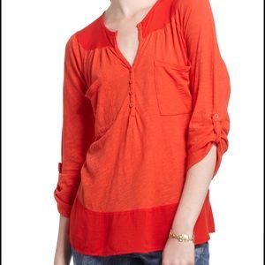 Anthropologie Pocketed Henley