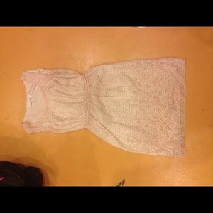 Pink and red polkadotted dress