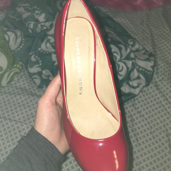 Fierce Red Chinese Laundry Pumps - Picture 2 of 3