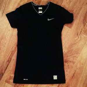NWOT Nike Pro Dri-Fit Workout Top, Black Size XS