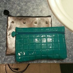 Bundle of 2- cosmetic bags