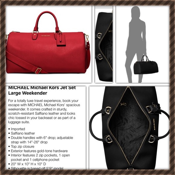 MICHAEL Michael Kors Handbags - Authentic ❤️Micheal kors jet set large weekender👜