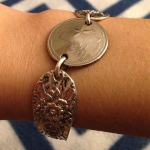 Silver Texas Quarter Bracelet