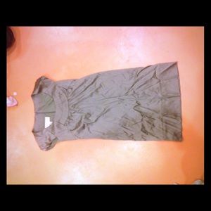 Military green dress