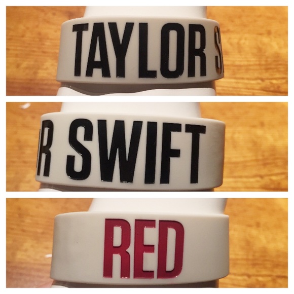 New TS Red Rubber Bracelet
