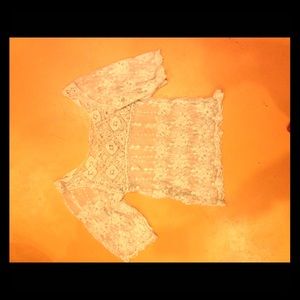 Embroidered cover up