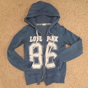 VS Pink zip up hoodie