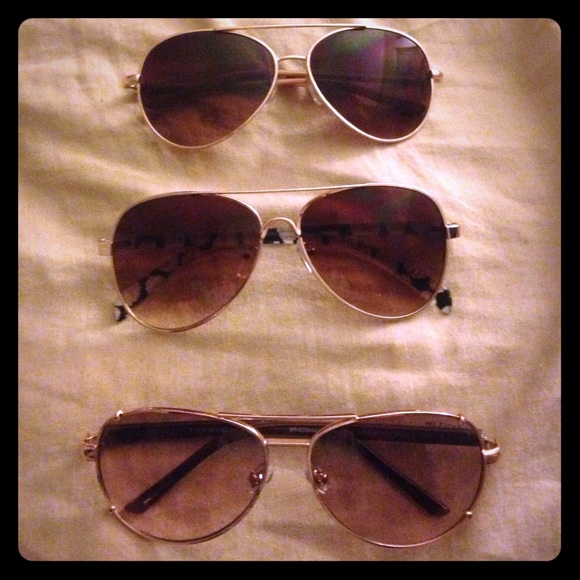 Aviator sunglasses bundle