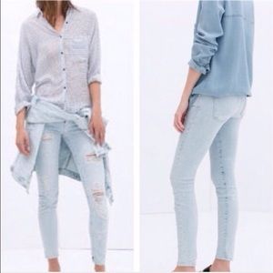 ZARA destroyed skinny Jeans