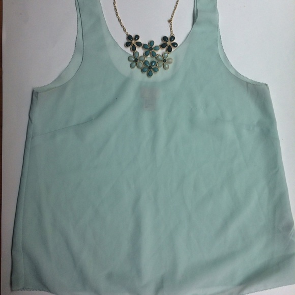 H&M Tops - Mint Green Sleeveless H&M Blouse **New Photos**