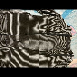 Gap Striped Zip Up Fleece