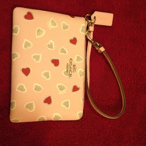 Coach wristlet Valentines collection