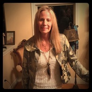 Anthropology "eleverneses" light top / ja100% silk