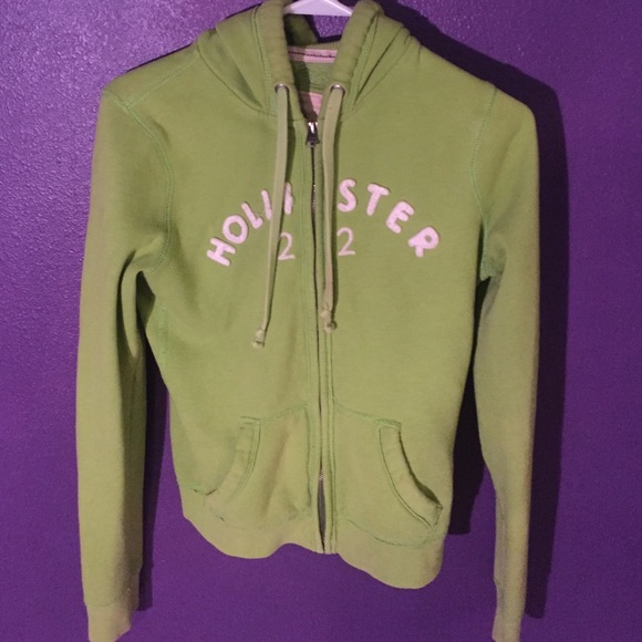 Green hollister hoodie