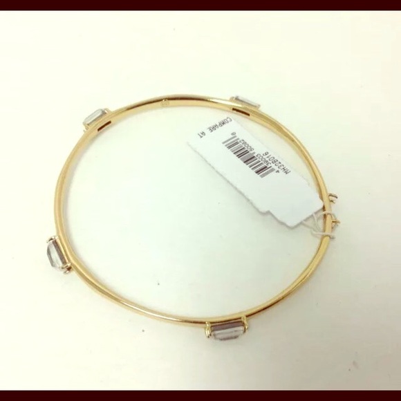 ALEXIS BITTAR Labradorite Crystal Bangle Bracelet