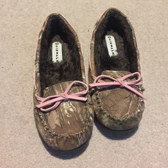 Camo moccasins