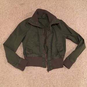 Green Bomber Jacket
