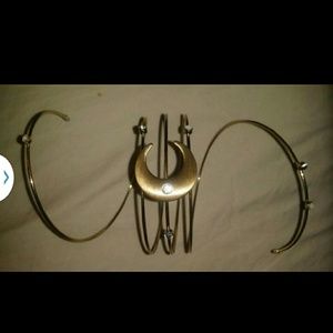 Sexy moonlight design arm cuff with rhinestones