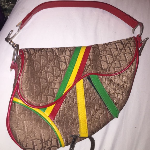 Christian Dior Jamaican style  over the shoulder