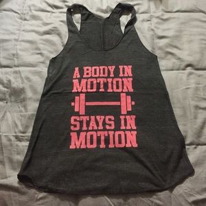 Graphic Racerback Workout Tank