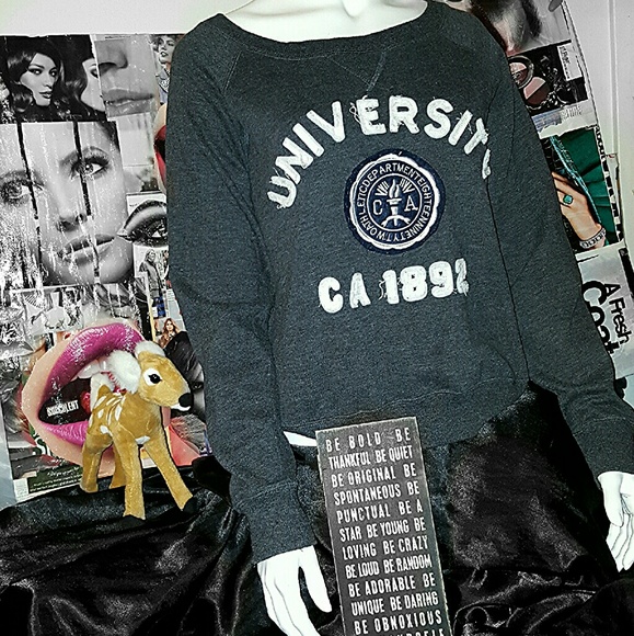 NWOT  super soft & cozy college sweatshirt - Picture 1 of 3