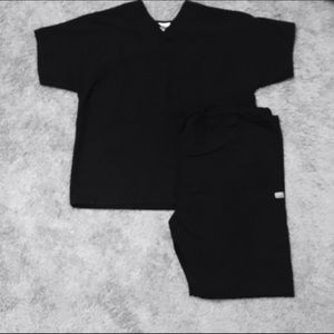 Black scrub pants