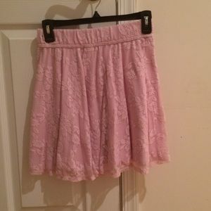 Pink Skater Skirt