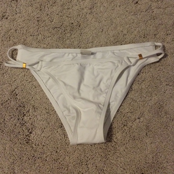 LSpace white bikini bottom