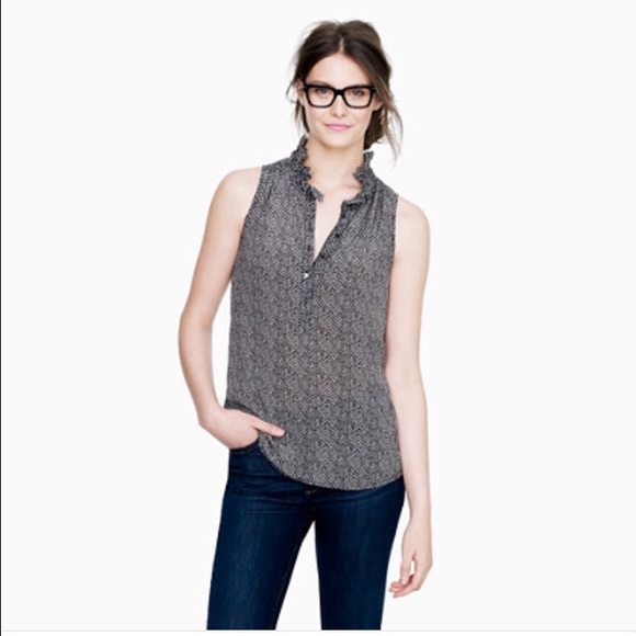 J. Crew Tops - ⬇️REDUCED Crew herringbone top