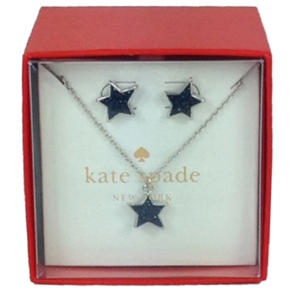 Kate spade twinkle twinkle necklace and earrings - Picture 1 of 2