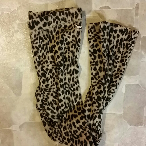 Pink Leopard Print Leggings