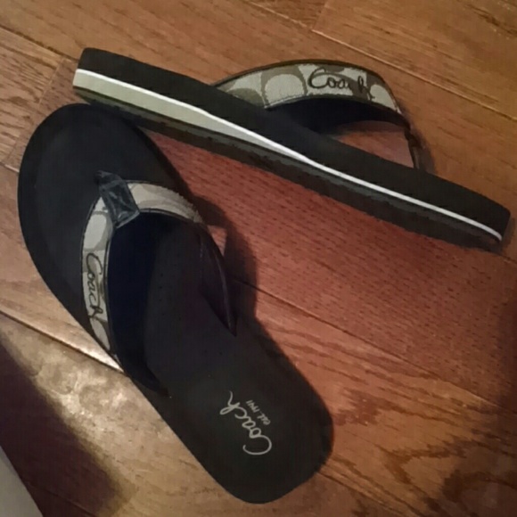 Coach Flip Flops