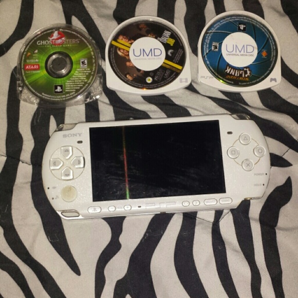 PSP and 3 games
