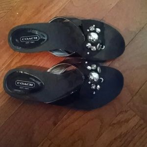 Coach flip flops